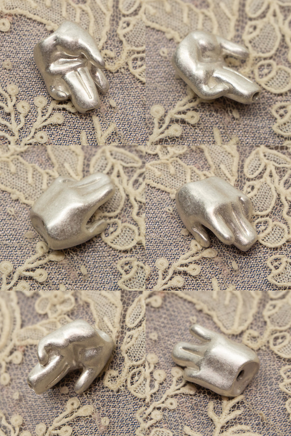 人形たちの花園ブレスレット　ルビー　silver925 8枚目の画像