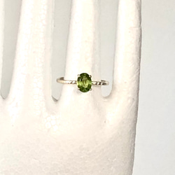 PERIDOT  ovalring  No.1  〜size free〜 4枚目の画像