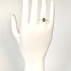 PERIDOT  ovalring  No.1  〜size free〜 5枚目の画像