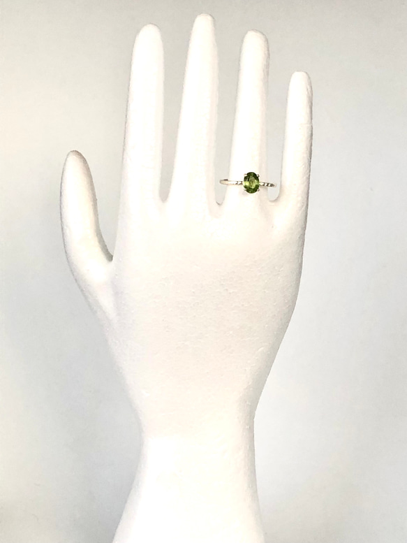 PERIDOT  ovalring  No.1  〜size free〜 5枚目の画像