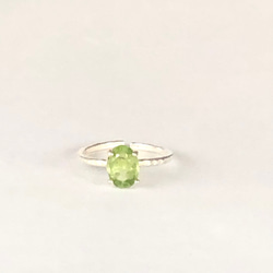 PERIDOT  ovalring  No.1  〜size free〜 3枚目の画像