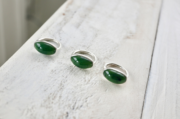 [kiwi fruit風味のnephrite]ring 4枚目の画像