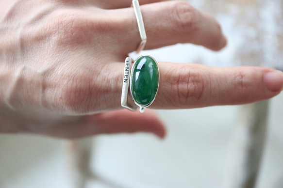 [kiwi fruit風味のnephrite]ring 6枚目の画像