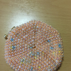 キラキラかわいいビーズのがま口 グリーン がま口 ルミワールド 通販