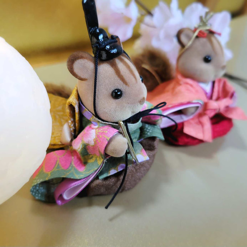 シルバニアファミリー 雛祭り お雛様·お内裏様 雛人形·小物