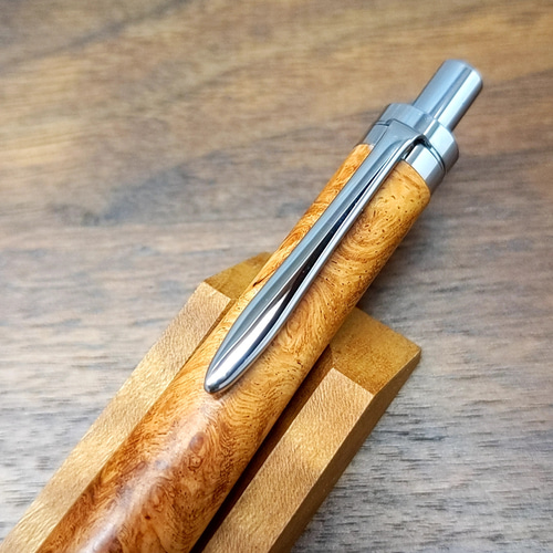 花梨　瘤　上杢　シャーペン 花梨瘤杢 シャープペンシル No.173 ペン・筆記用具 工房 TAISHI