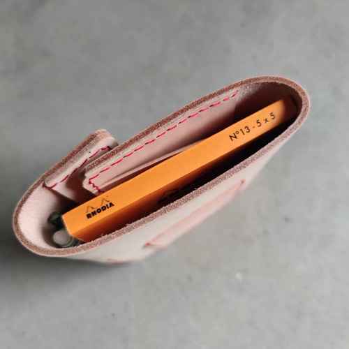 Jamale メモ帳 カバー 栃木レザー RHODIA No.11 縦型 メモカバー
