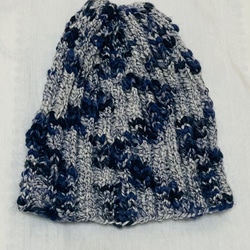 ニット帽/手編み 2枚目の画像