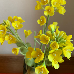 粘土の花　菜の花 3枚目の画像