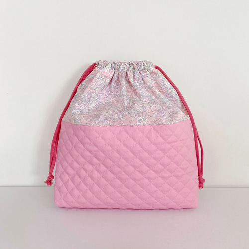 丈夫なキルティングの入園入学3点セット　リバティ ポピー&デイジー 送料無料》キルティングの入園入学3点セット リバティ ポピー