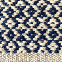 手織り ウール ポットマット 3枚目の画像
