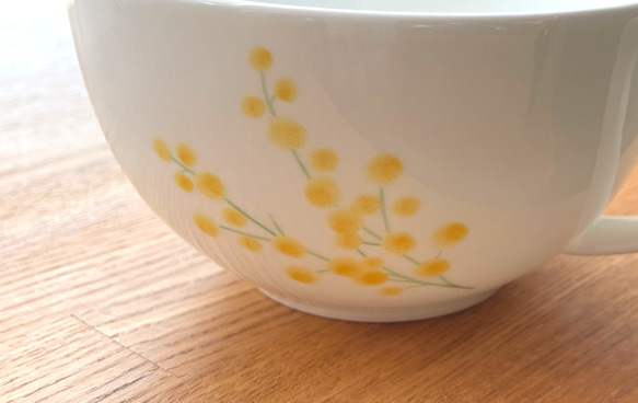 幸せミモザ　スープカップ ⑧ 3枚目の画像