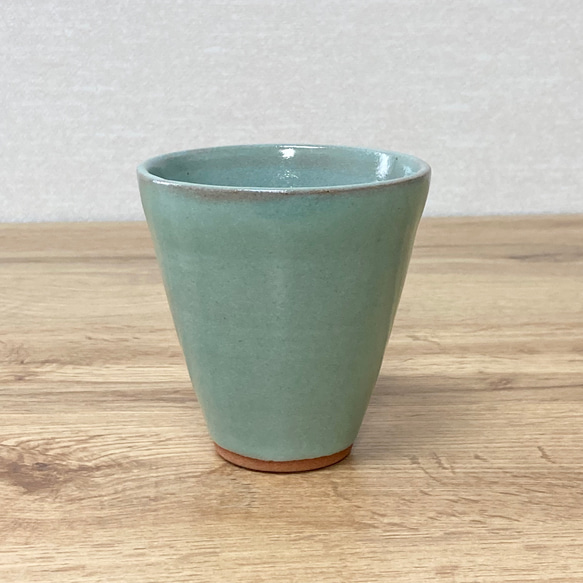 グラス・フリーカップ　〜レトロな翠色〜 10枚目の画像
