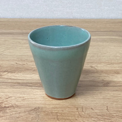 グラス・フリーカップ　〜レトロな翠色〜 2枚目の画像