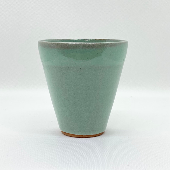 グラス・フリーカップ　〜レトロな翠色〜 3枚目の画像