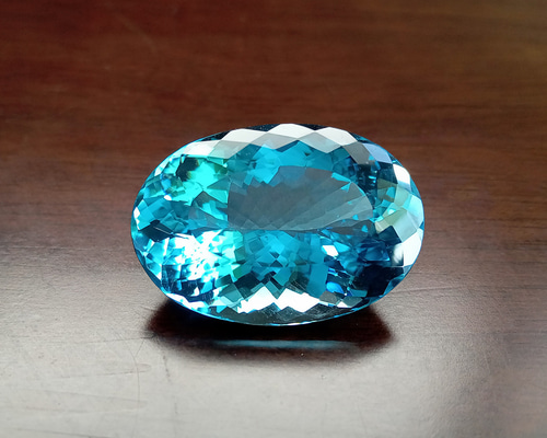 4.34ct, オレンジサファイア オーバルシェイプ ルース, GIA