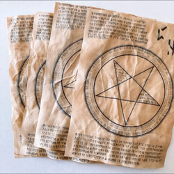 コーヒー染め 魔導書 デザインペーパー その他雑貨 白 通販 15508159