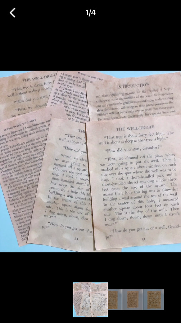 コーヒー染め 古書風 デザインペーパー その他雑貨 白 通販 15508208