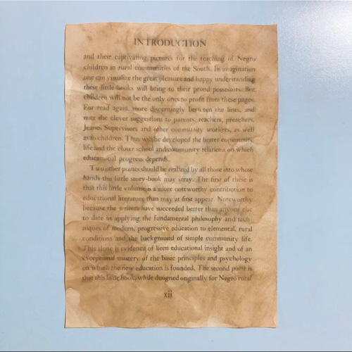 コーヒー染め 古書風 デザインペーパー その他雑貨 白 通販 15508208