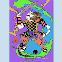 縁起物⭐️猫の神様カード（文字無し） 3枚目の画像