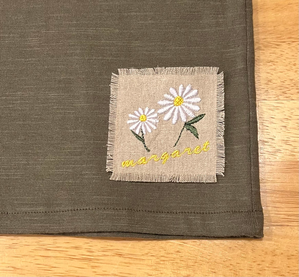 刺繍フリンジタグ　7㎝　商用利用可 5枚目の画像