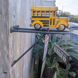 アメリカン スクールバス オープン&クローズ サインボード 壁掛け看板  #店舗什器  #ヴィンテージカー キッズルー厶 2枚目の画像