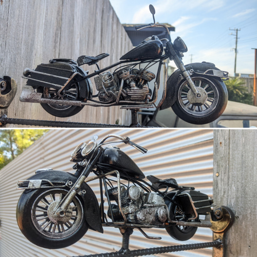 アメリカンバイク 壁掛け看板 ブラケット サインボード ステー