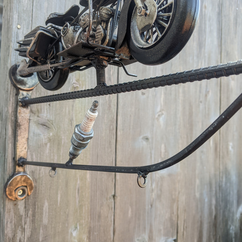 アメリカンヴィンテージ バイク屋 壁掛け看板 OPEN&CLOSED 什器