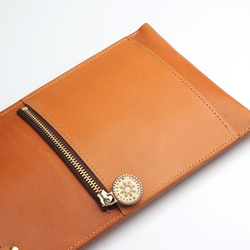 artistic leather slim smartphone pochette(*36花紋)smartphone shoul 第11張的照片