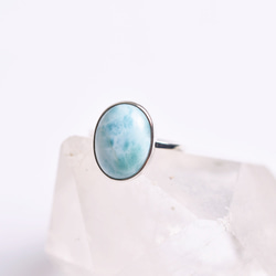 Silver925 Larimar 銀戒指 第2張的照片