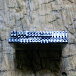 12pt News Gothic メタルスタンプ 活字 刻印 レザークラフト その他