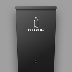 ペットボトル（PET Bottle）【ゴミ分別ステッカー】 3枚目の画像