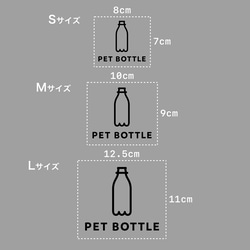 ペットボトル（PET Bottle）【ゴミ分別ステッカー】 4枚目の画像