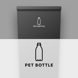 ペットボトル（PET Bottle）【ゴミ分別ステッカー】 1枚目の画像