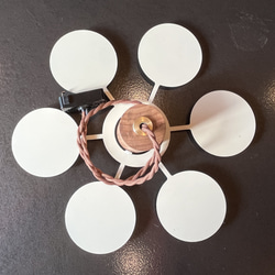 はなびら二重ペンダント照明 3枚目の画像