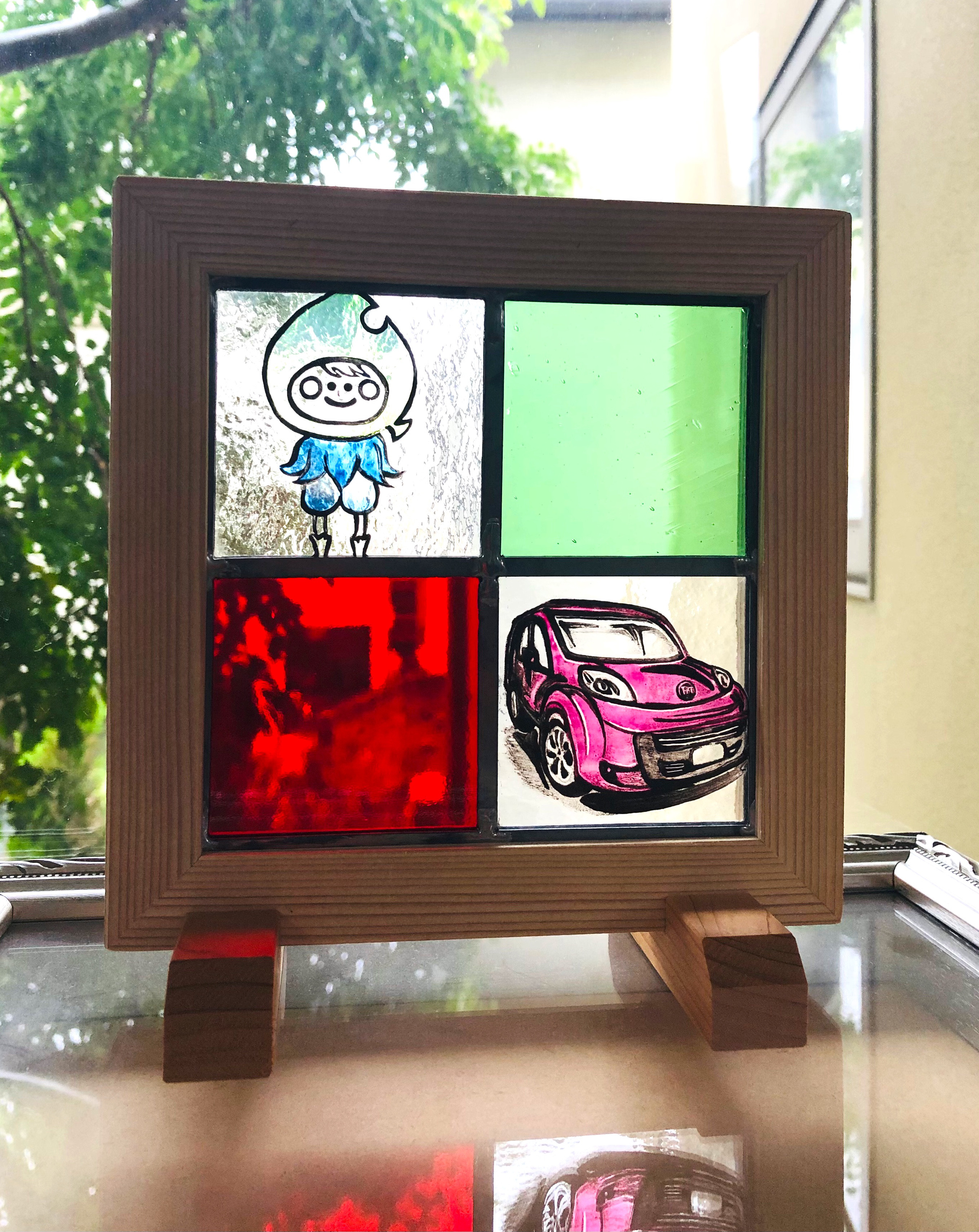 ttakke様専用オーダーステンドグラスパネル