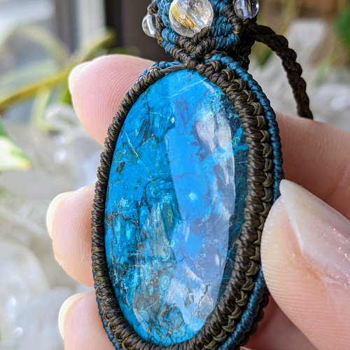 きりん☆マクラメネックレス マクラメネックレス紐 《ねじり結び》 | KiKi natural handmade