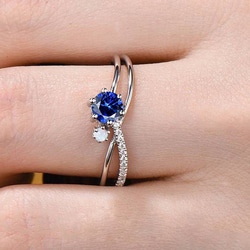 9月の誕生石 ブルーサファイア 婚約指輪 10月の誕生石 オパール