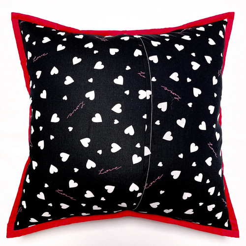 パッチワークキルトのクッションカバー 45cm角サイズ クッション