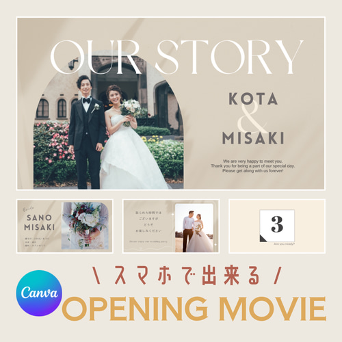 結婚式　ウエディング　オーダーメイド　オリジナルムービー オーダーメイドオープニング | 結婚式、思い出ムービーはチャーリー