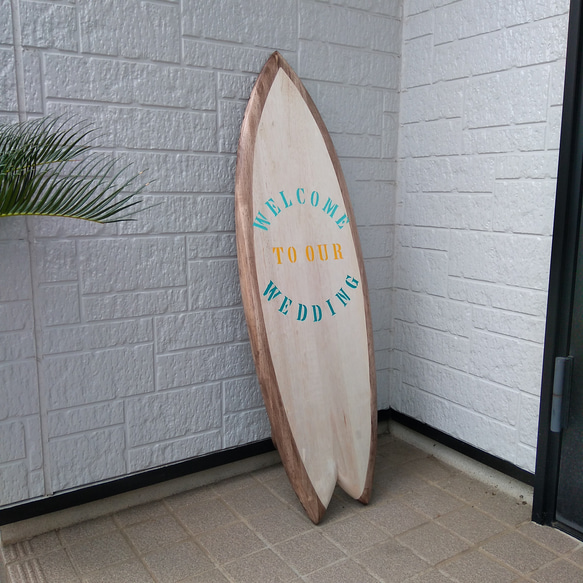 木製サーフボード　WelcomeBoard　再販 1枚目の画像
