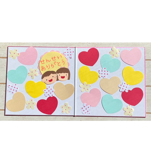 NEW✽色紙・寄せ書き用✽ boy&girl メッセージカード mahaloko