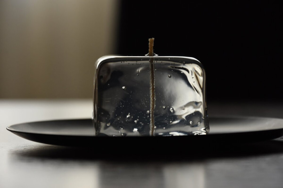 square ice candle - 氷の様に冷たいクリアな美しさを。 - 2枚目の画像