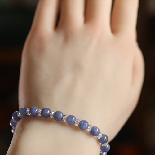 ☆スーパープレミアムブレス☆…☆黝簾石（ﾕｳﾚﾝｾｷ）・タンザナイト：6  