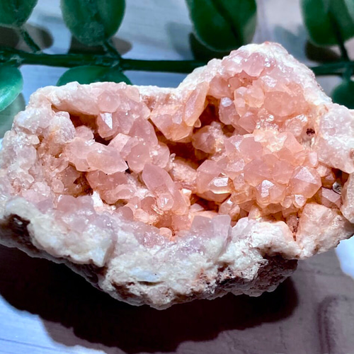 ハートの洞窟❦͙ ピンクアメジスト✨　クラスター　ラフストーン　ジオード　原石 ハートの洞窟❦͙ ピンクアメジスト✨クラスターラフストーン