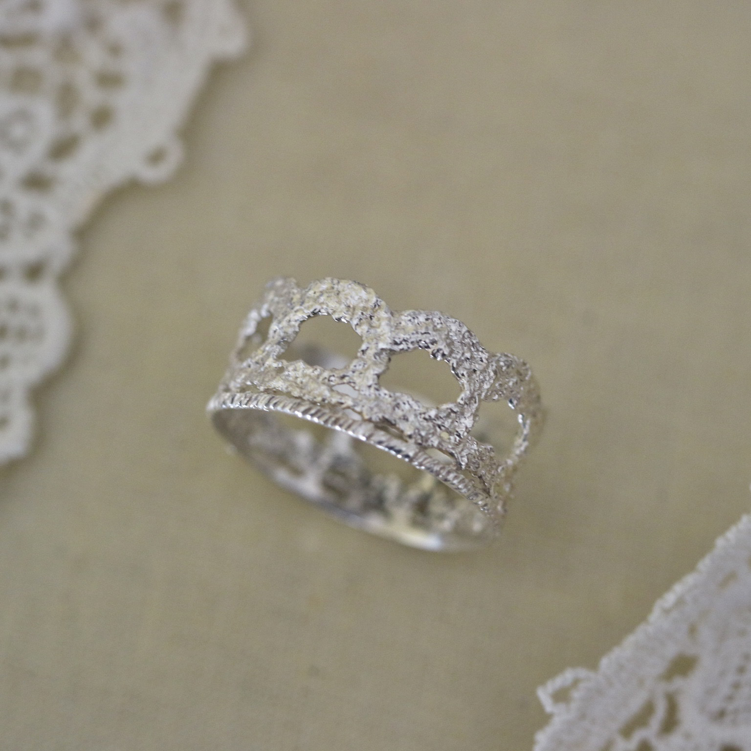 -ポンヌフ- アンティークレースのシルバーリング