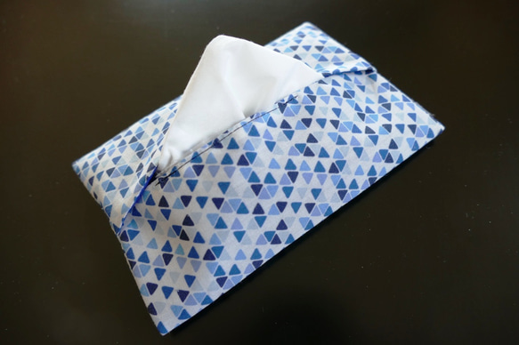 Pocket Tissue Cover Liberty Neptune（藍色）Pocket Tissue Case Cloth 第1張的照片