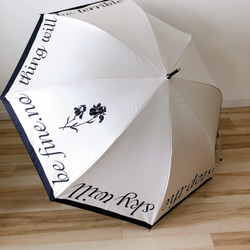 傘 長傘 8本骨 晴雨兼用 日傘 雨傘 軽量 紫外線対策 撥水 ジャンプ傘 おしゃれ 英国風 D2 2枚目の画像