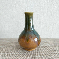 備前焼 鶴首花入 サンギリ 紙箱入り 一輪挿し・花瓶・花器 興楽園 通販