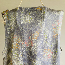 ハンドメイド　着物リメイク　羽織物チュニック 9枚目の画像